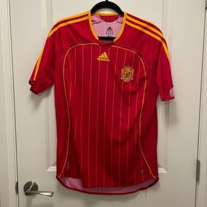 Spain Adidas soccer jersey